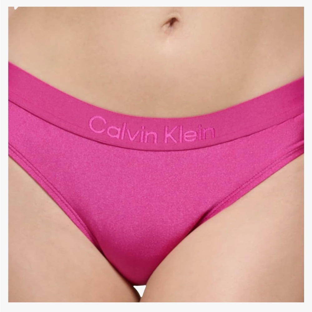 NWT Calvin Klein Fuchsia Bikini Set size L - Picture 13 of 14